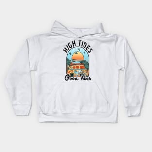 High Tides Good Vibes Kids Hoodie